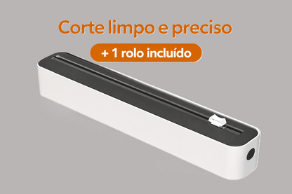 Dispensador de Filme com Corte Perfeito + Rolo Grátis